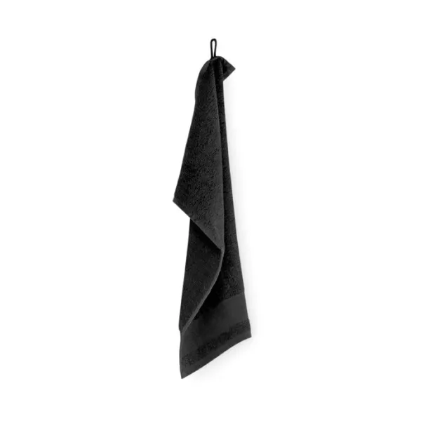 ISLAND 30 Cotton guest towel Black