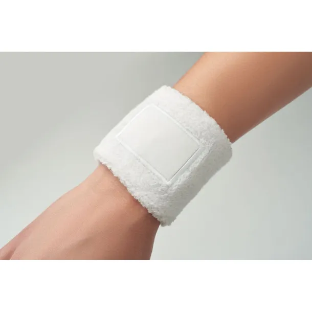 TEKUBI Wristband in polycotton White