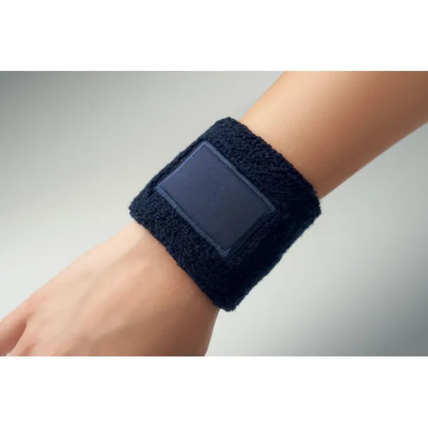 TEKUBI Wristband in polycotton French navy