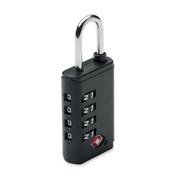 LOCK TSA lokot s 4-znamenkastom kombinacijom Crna