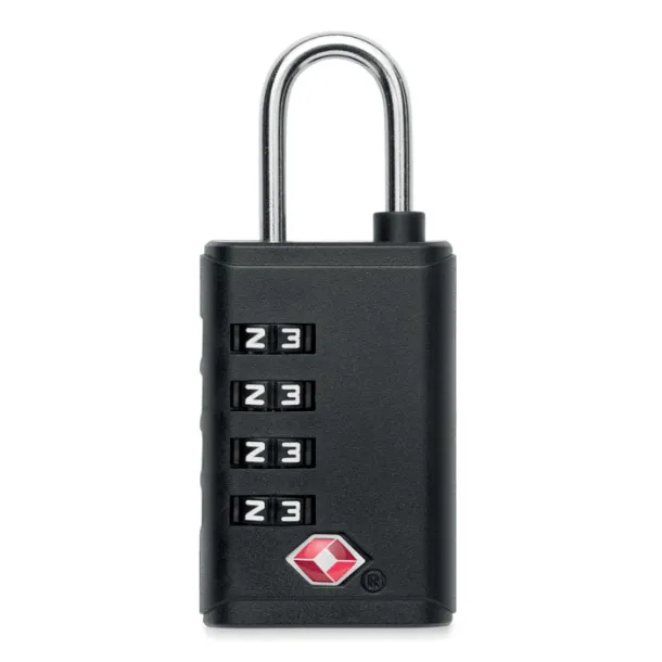 LOCK TSA lokot s 4-znamenkastom kombinacijom Crna