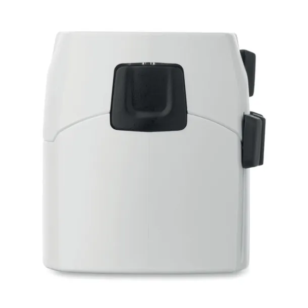 PRO 3-POLE SKROSS® PRO tropolni putni adapter Bijela