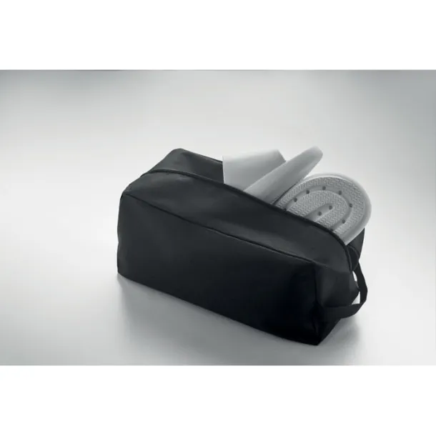 SHOETOGO 600D RPET torba za obuću Crna