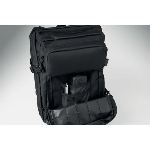 CARRYCONFI 600D RPET ruksak za aktivnosti na otvorenom Crna