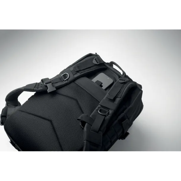 CARRYCONFI 600D RPET ruksak za aktivnosti na otvorenom Crna