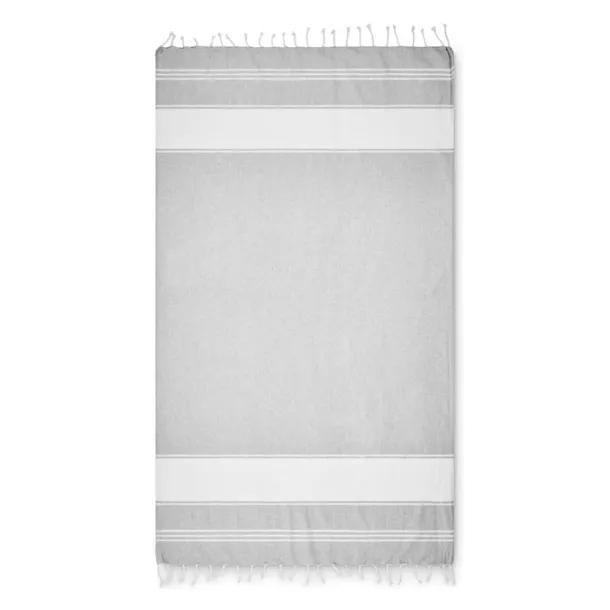 HUMMUM Beach bag with hammam towel Grey