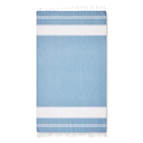HUMMUM Beach bag with hammam towel Turquoise