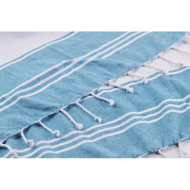HUMMUM Beach bag with hammam towel Turquoise