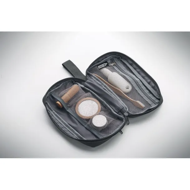 VANIT Toiletry bag 600D RPET Black