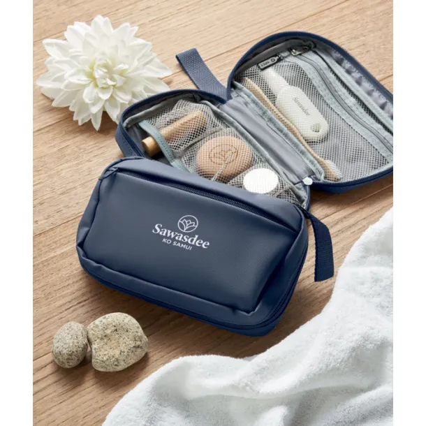 VANIT Toiletry bag 600D RPET French navy