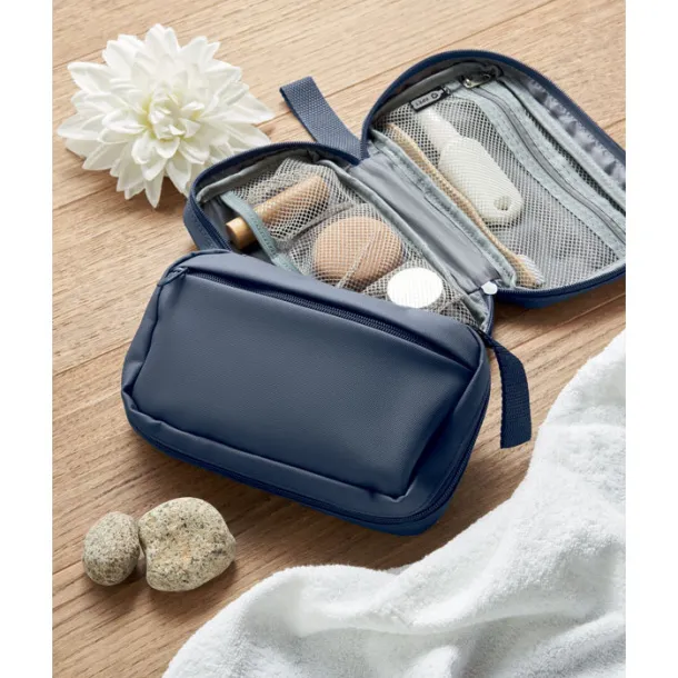 VANIT Toiletry bag 600D RPET French navy