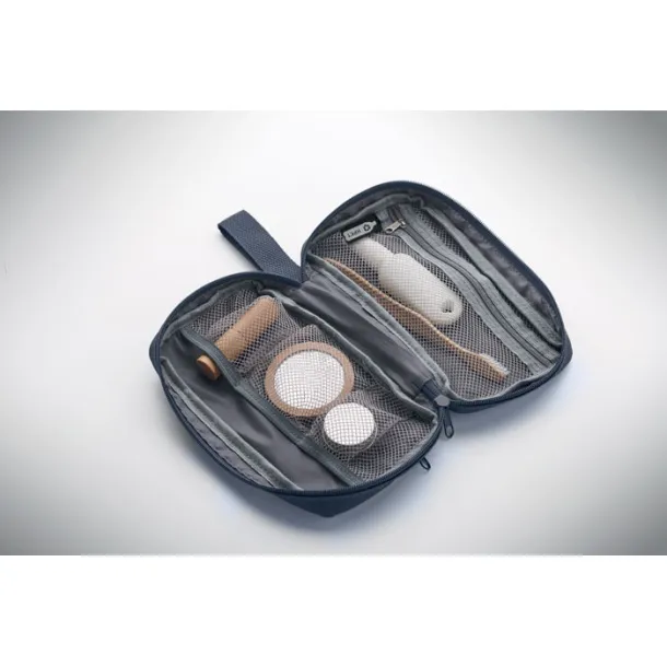 VANIT Toiletry bag 600D RPET French navy