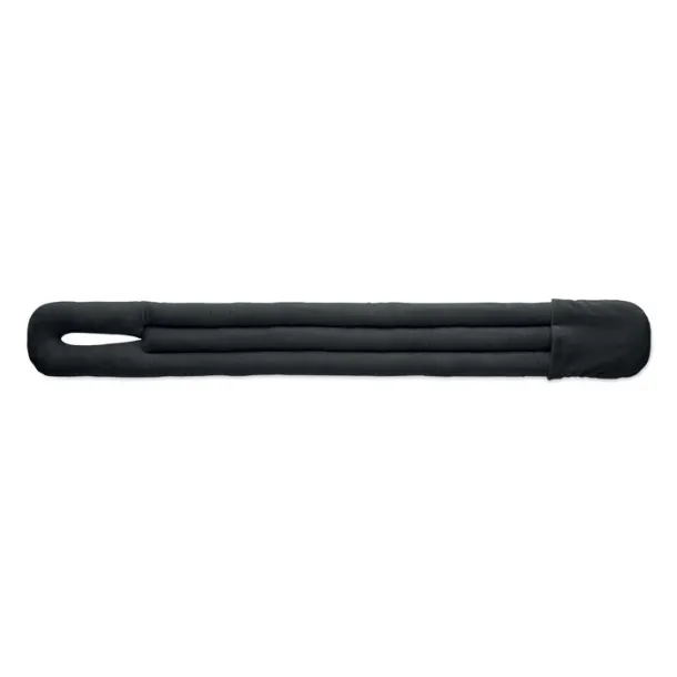 WRAP IT Bendable roll travel pillow Black