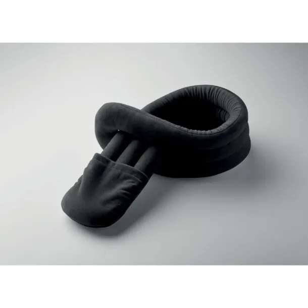 WRAP IT savitljivi putni jastuk u roli Crna