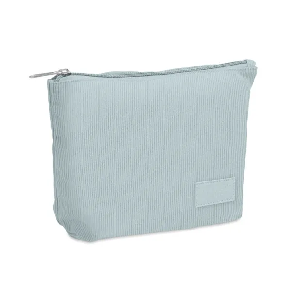 CORDY T Corduroy cosmetic bag Baby Blue