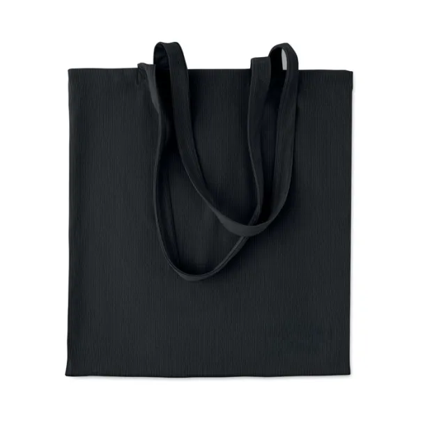CORDY B torba za kupovinu od samta, 220 g/m² Crna