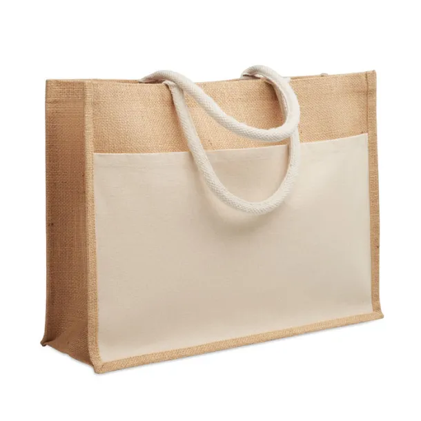 BAGA Jute shopping bag Beige