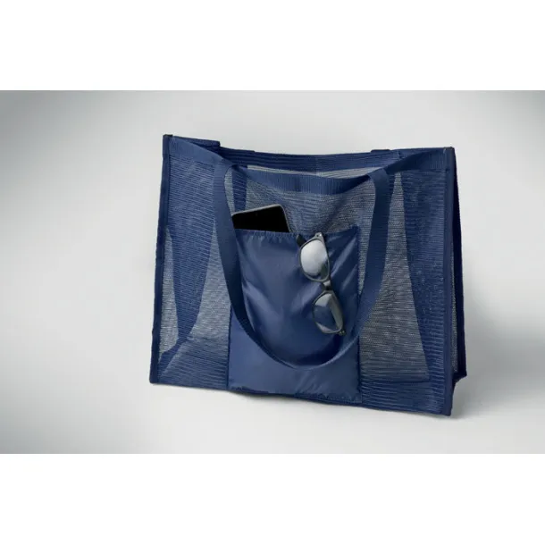 LIMP RPET mesh shopping bag Blue
