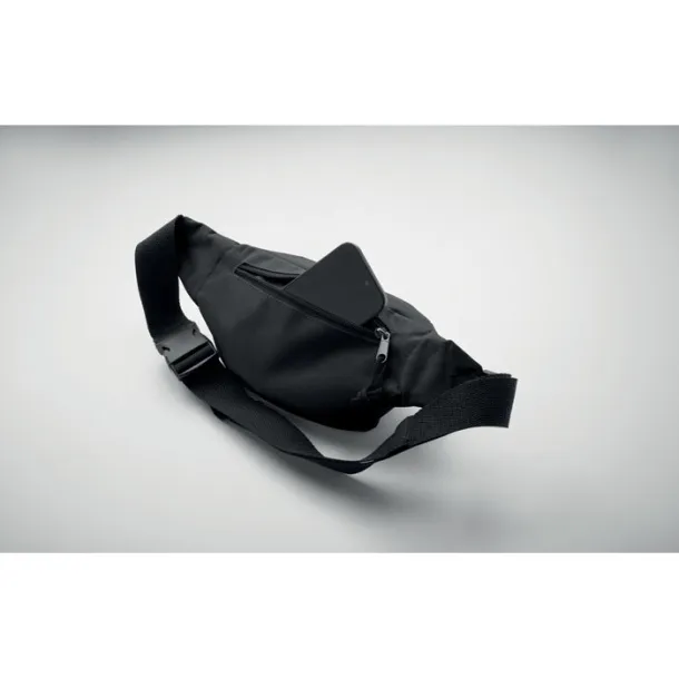 HIPLA torba oko struka od 600D RPET materijala Crna