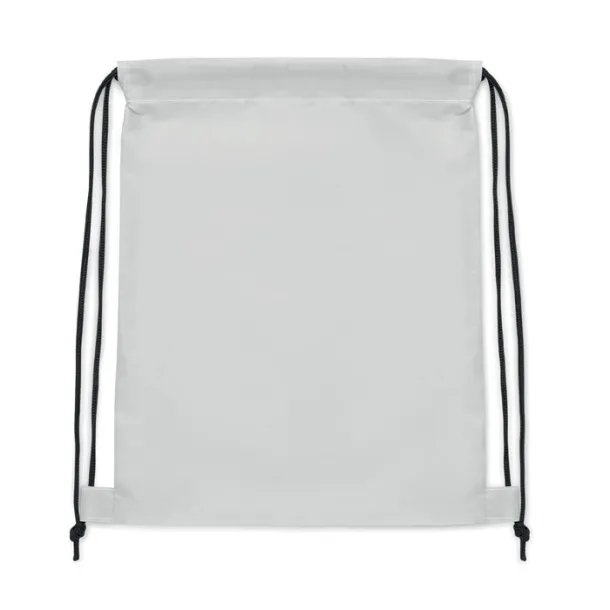 SHOOP KIDS Kids drawstring bag 190T RPET White