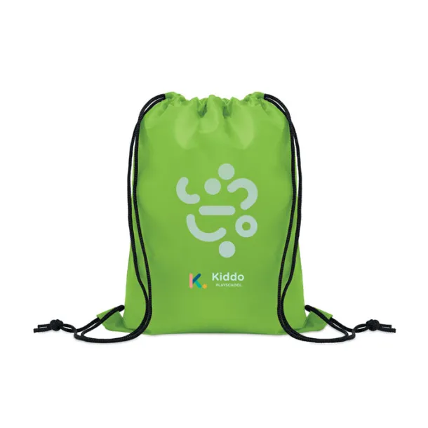 SHOOP KIDS dječja vrećica s uzicom od 190T RPET materijala Limeta
