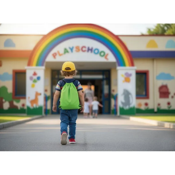 SHOOP KIDS dječja vrećica s uzicom od 190T RPET materijala Limeta
