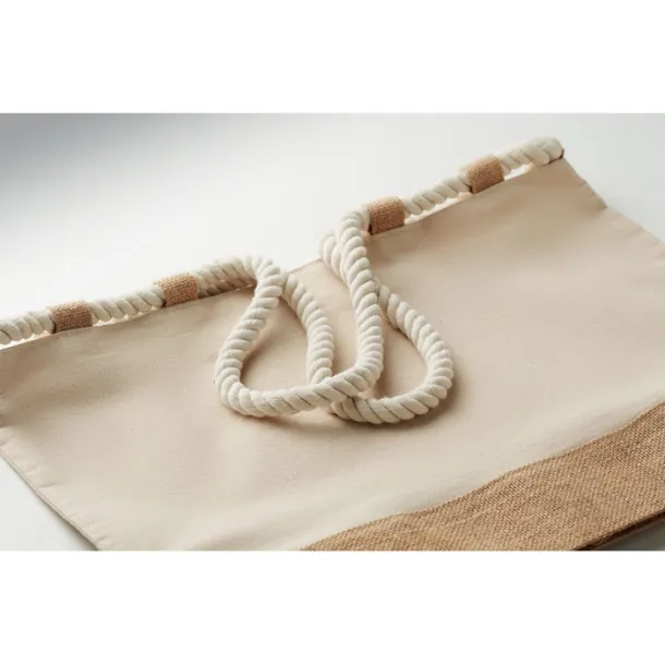 MAKENKE Torba za plažu od canvas materijala Bež