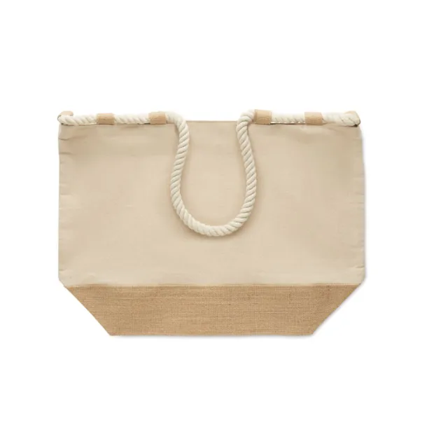 MAKENKE Canvas beach bag Beige