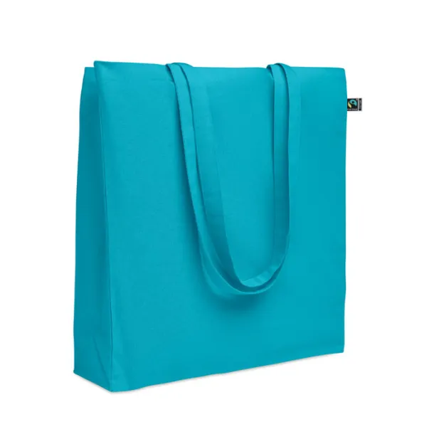 OSOLE++ COLOUR torba za kupovinu Fairtrade, 180g Tirkizna