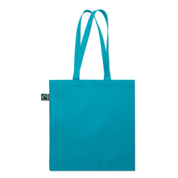 OSOLE++ COLOUR torba za kupovinu Fairtrade, 180g Tirkizna