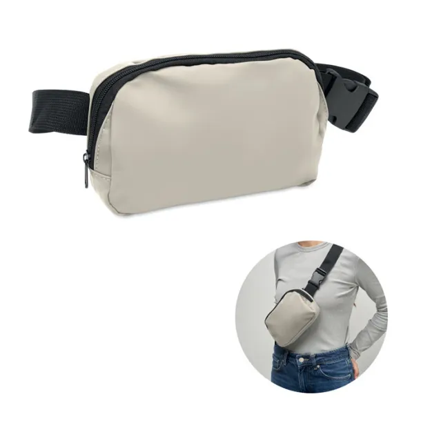 KOROVIN WAIST Waist bag in 210D polyester Off White