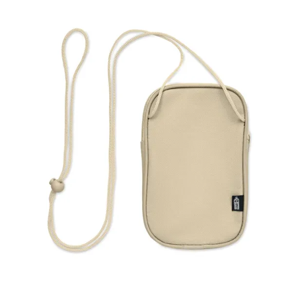 KOROVIN POUCH RPET putna torbica za nošenje preko tijela Bež