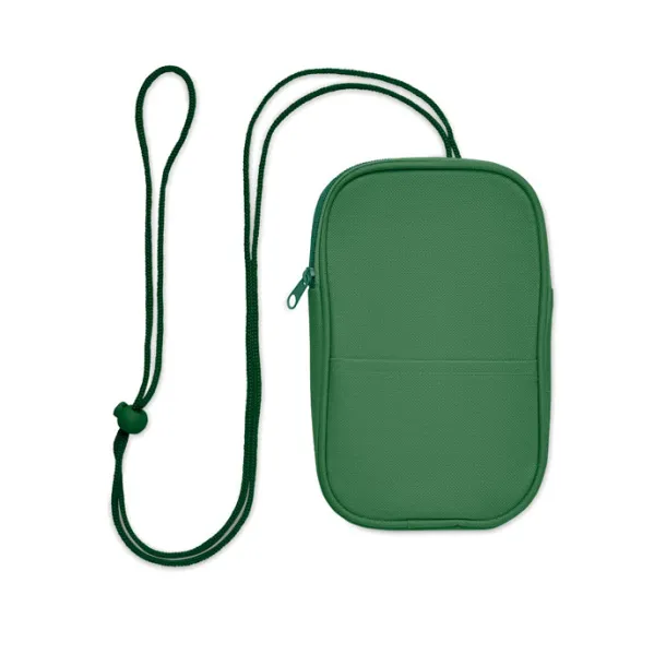 KOROVIN POUCH RPET cross body travel pouch Green