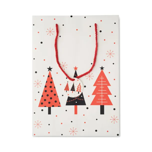 BOSSA LARGE Gift paper bag large White