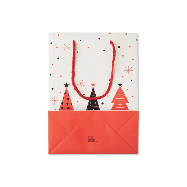 BOSSA MEDIUM Gift paper bag medium White