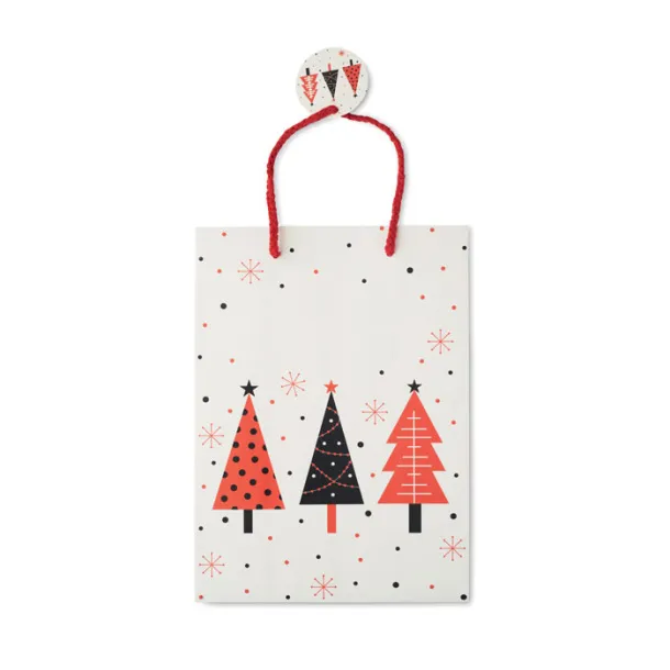 BOSSA MEDIUM Gift paper bag medium White