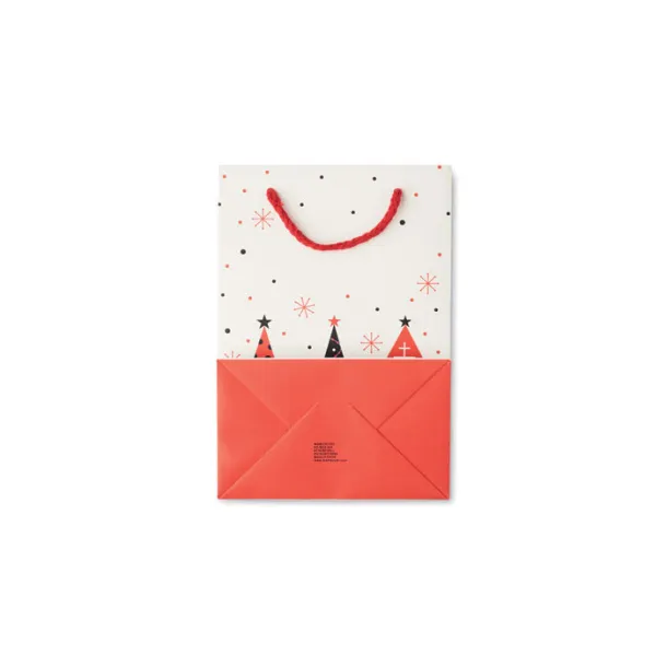 BOSSA SMALL Gift paper bag small White