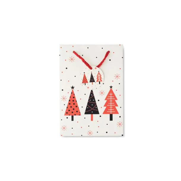 BOSSA SMALL Gift paper bag small White