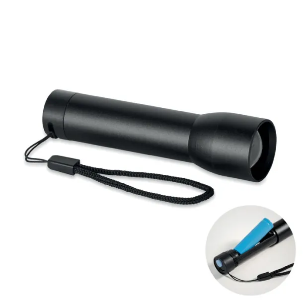 LUMEZO Aluminium rechargeable torch Black