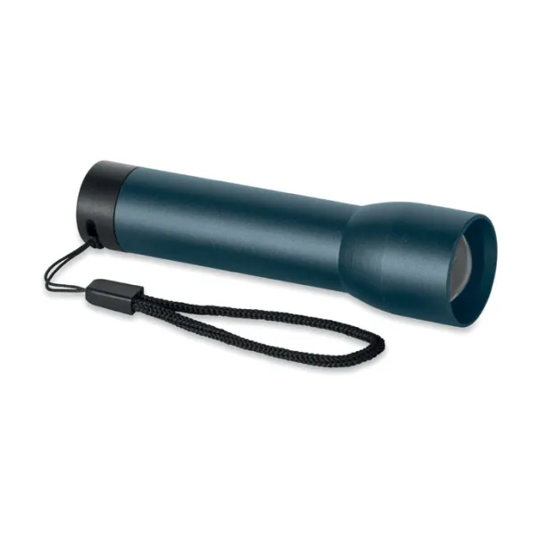 LUMEZO Aluminium rechargeable torch French navy