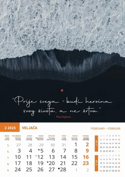  "MOTIVACIJSKI KALENDAR" color calendar Color