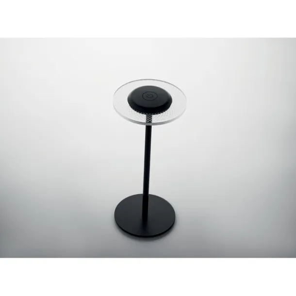 LOUNGE Rechargeable iron table lamp Black