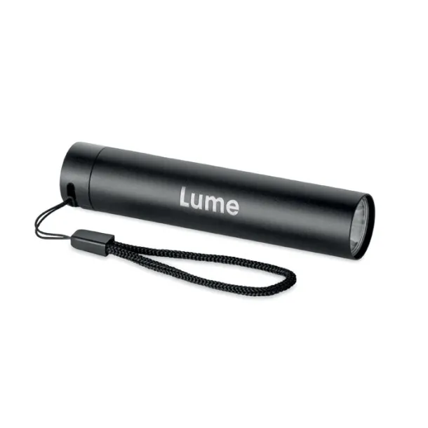 LUME Aluminium torch Black