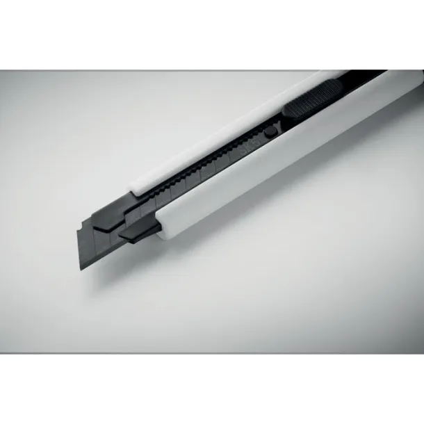 BLADE + Large retractable knife White