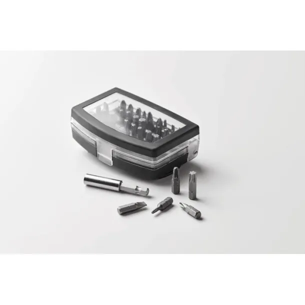 SCREY 32 pcs screwdriver bit set Black
