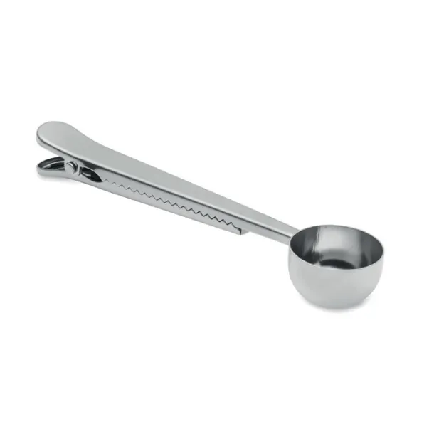 SPOONCOOP mjerna žlica za kavu s kopčom za vrećicu Srebrna