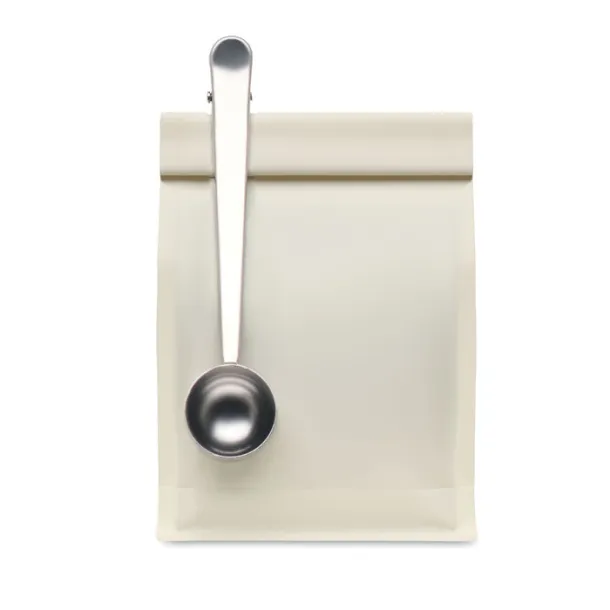 SPOONCOOP Coffee scoop with bag clip Silver