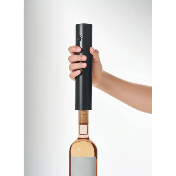 VINO SET Set s električnim otvaračem za vino Crna