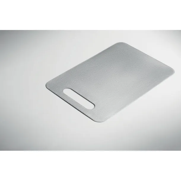 PLATI + Steel cutting board M Silver