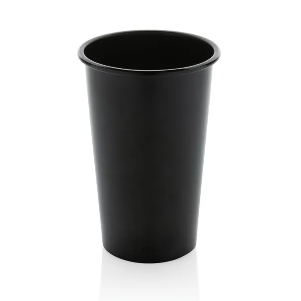  Alo lagana čaša od recikliranog aluminija RCS, 450 ml Crna